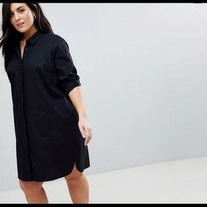 ASOS Cotton Mini Shirt Dress